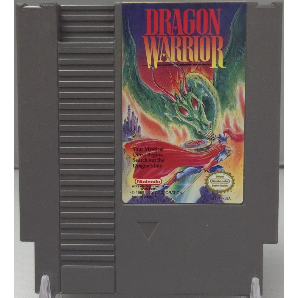 Nintendo NES-DQ-USA Dragon Warrior NES‎ Video Game Cartridge RPG NTSC-U